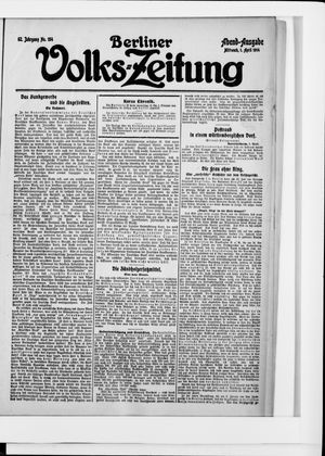 Berliner Volkszeitung on Apr 1, 1914