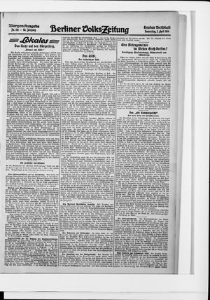 Berliner Volkszeitung vom 02.04.1914