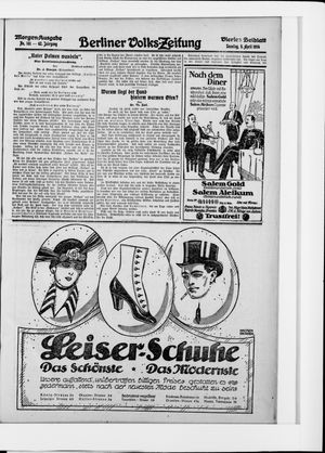 Berliner Volkszeitung vom 05.04.1914