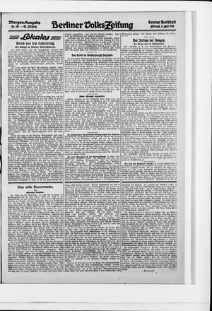 Berliner Volkszeitung vom 08.04.1914