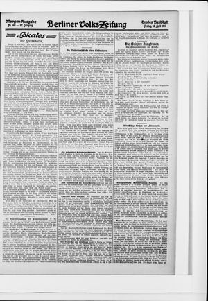 Berliner Volkszeitung on Apr 10, 1914