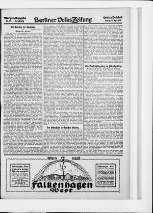Berliner Volkszeitung on Apr 12, 1914