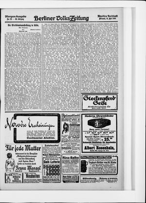 Berliner Volkszeitung vom 15.04.1914