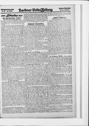 Berliner Volkszeitung vom 17.04.1914