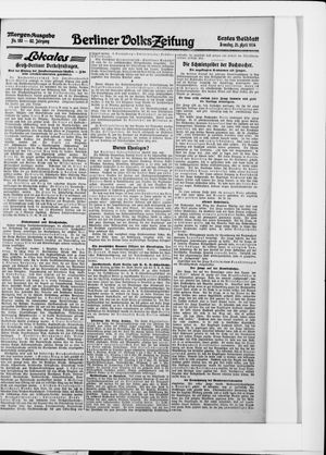 Berliner Volkszeitung vom 21.04.1914