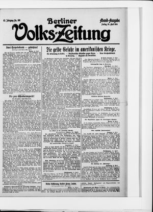 Berliner Volkszeitung vom 24.04.1914