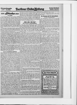 Berliner Volkszeitung on Apr 25, 1914