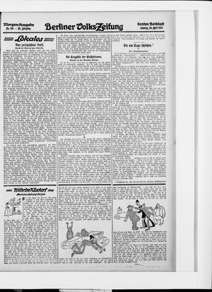 Berliner Volkszeitung on Apr 26, 1914