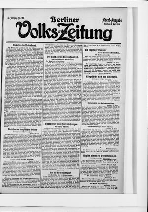 Berliner Volkszeitung on Apr 28, 1914