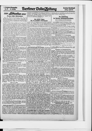 Berliner Volkszeitung on May 1, 1914