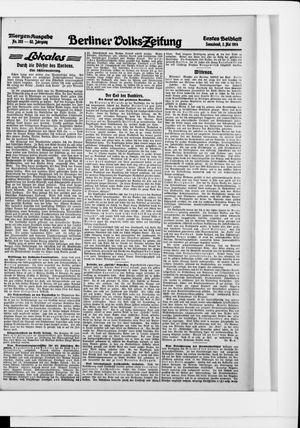Berliner Volkszeitung vom 02.05.1914