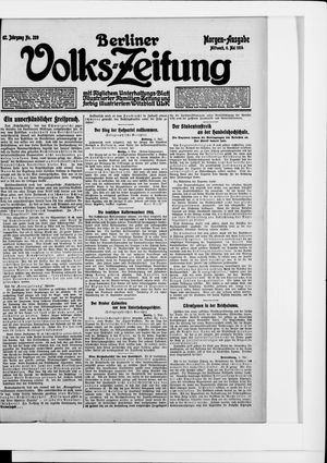 Berliner Volkszeitung vom 06.05.1914