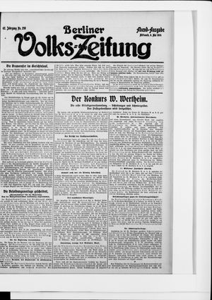 Berliner Volkszeitung vom 06.05.1914