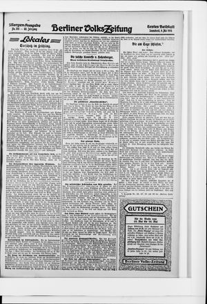 Berliner Volkszeitung on May 9, 1914