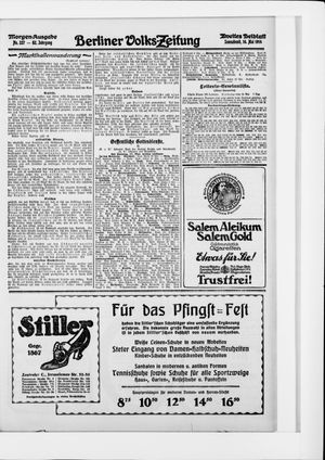 Berliner Volkszeitung vom 16.05.1914