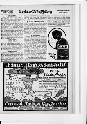 Berliner Volkszeitung vom 24.05.1914