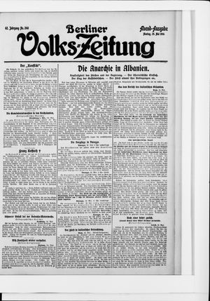 Berliner Volkszeitung vom 25.05.1914