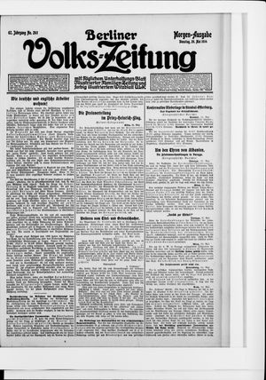 Berliner Volkszeitung vom 26.05.1914