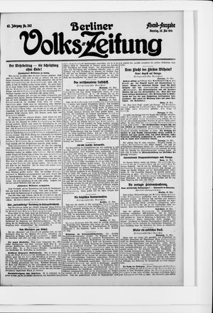 Berliner Volkszeitung vom 26.05.1914