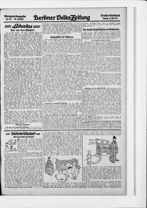 Berliner Volkszeitung vom 31.05.1914