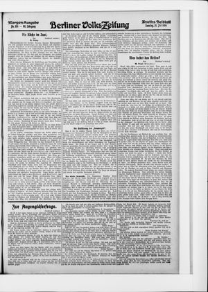Berliner Volkszeitung vom 31.05.1914