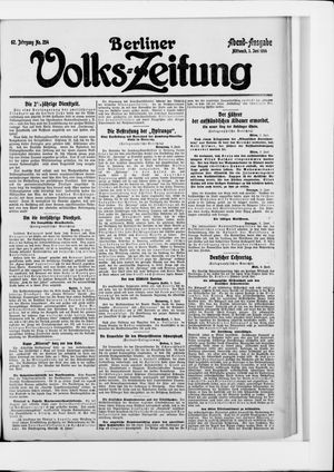 Berliner Volkszeitung on Jun 3, 1914
