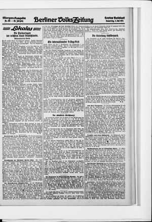 Berliner Volkszeitung vom 04.06.1914