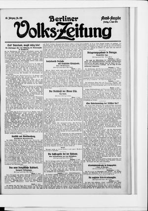 Berliner Volkszeitung vom 05.06.1914