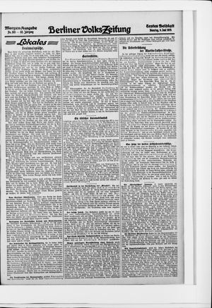 Berliner Volkszeitung vom 09.06.1914