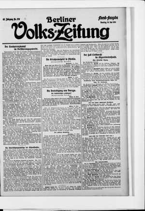 Berliner Volkszeitung vom 16.06.1914