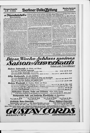 Berliner Volkszeitung vom 21.06.1914