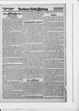 Berliner Volkszeitung vom 24.06.1914