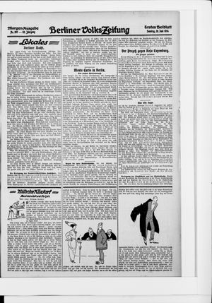Berliner Volkszeitung vom 28.06.1914