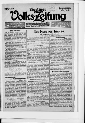 Berliner Volkszeitung vom 01.07.1914