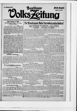 Berliner Volkszeitung vom 03.07.1914