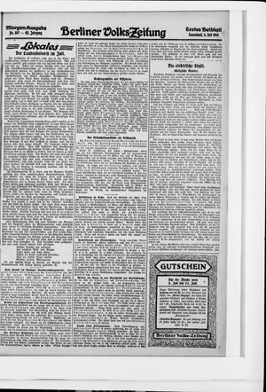 Berliner Volkszeitung vom 04.07.1914