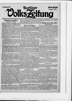 Berliner Volkszeitung vom 04.07.1914