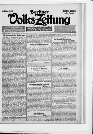 Berliner Volkszeitung vom 07.07.1914