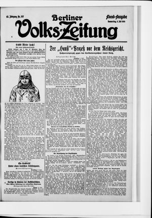 Berliner Volkszeitung on Jul 9, 1914