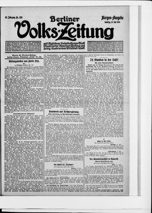 Berliner Volkszeitung vom 12.07.1914