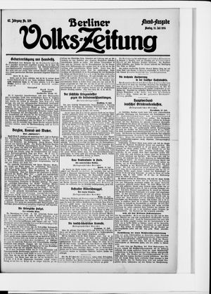 Berliner Volkszeitung vom 13.07.1914