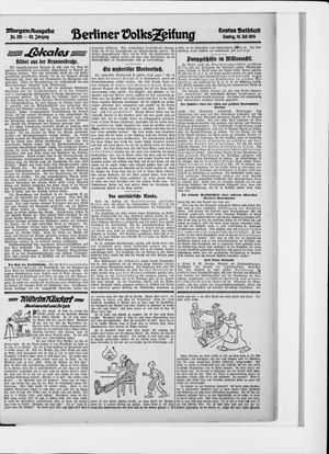 Berliner Volkszeitung on Jul 19, 1914