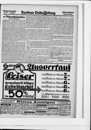 Berliner Volkszeitung vom 19.07.1914