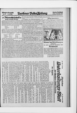 Berliner Volkszeitung vom 20.11.1914