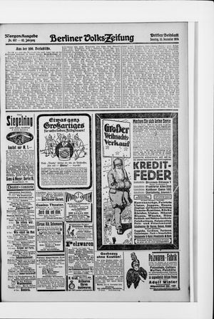 Berliner Volkszeitung vom 13.12.1914