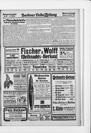 Berliner Volkszeitung vom 20.12.1914