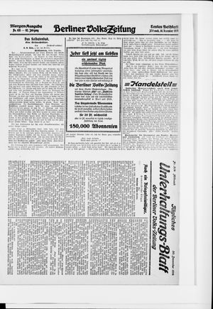 Berliner Volkszeitung vom 30.12.1914