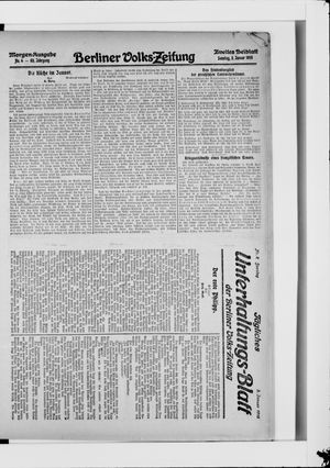Berliner Volkszeitung on Jan 3, 1915
