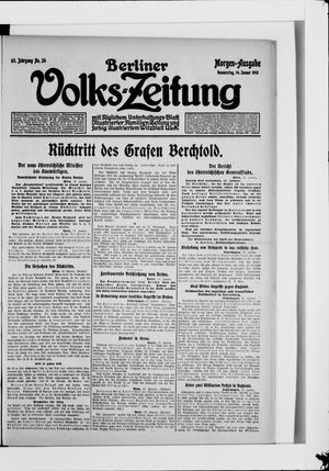 Berliner Volkszeitung on Jan 14, 1915