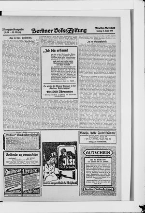Berliner Volkszeitung vom 17.01.1915